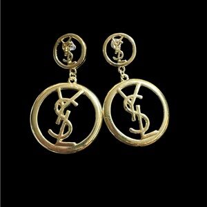 NWOT! Fashion Stainless Steel Gold Dangle Earrings